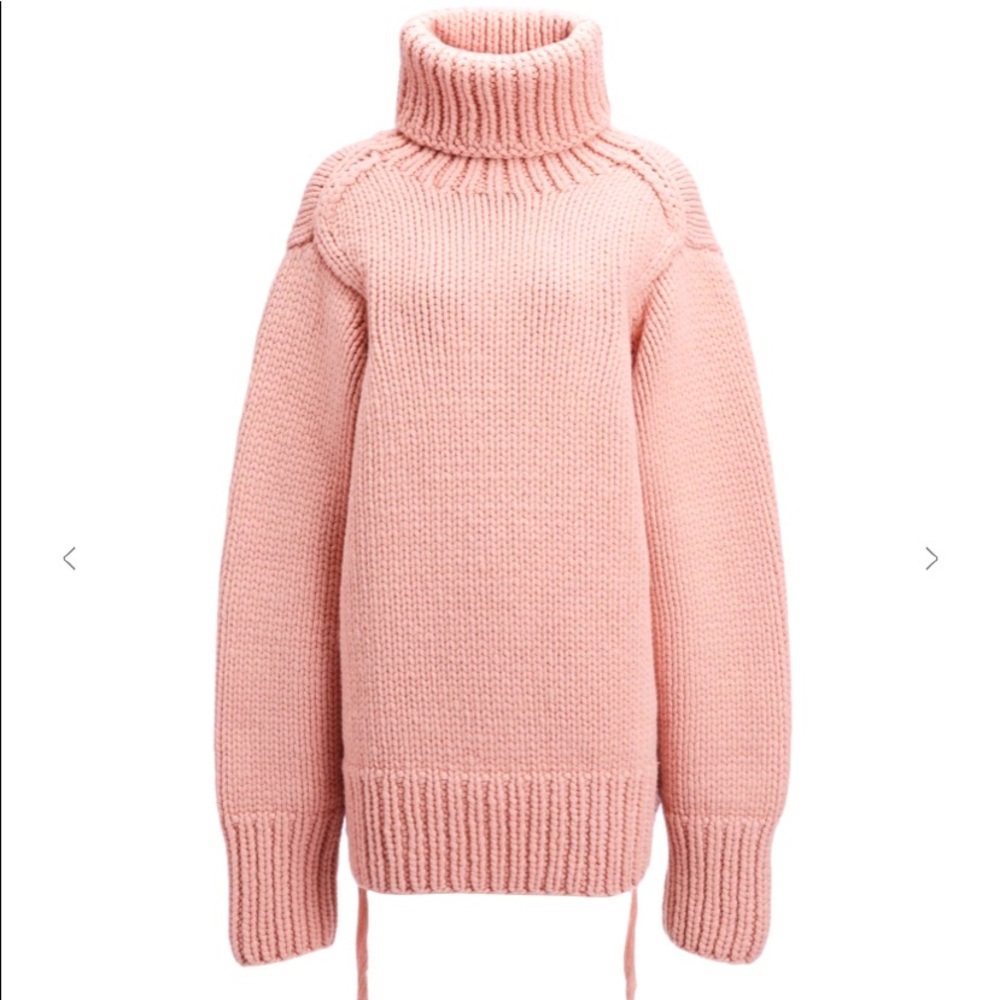Joseph High Neck Chunky Wool Tunic Sweater $1595